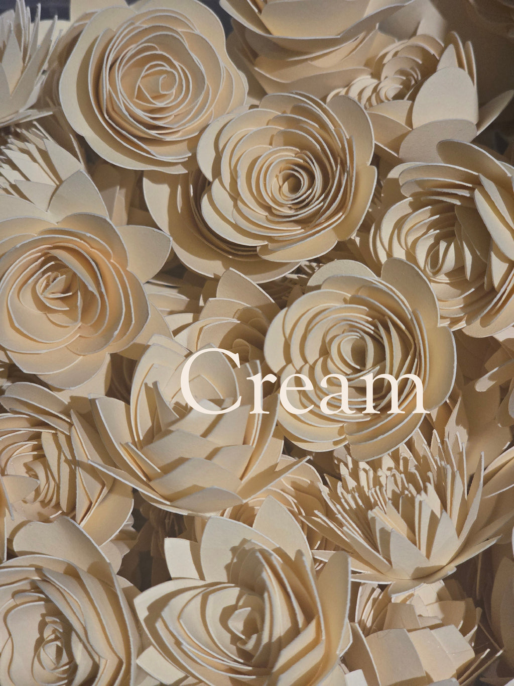 Floral shadow box frame - filled with flowers