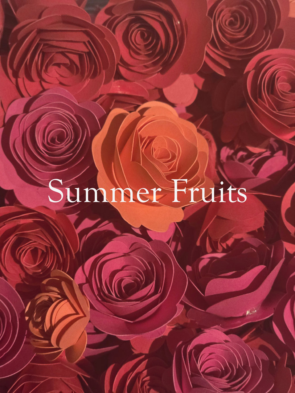 Floral shadow box frame - filled with flowers