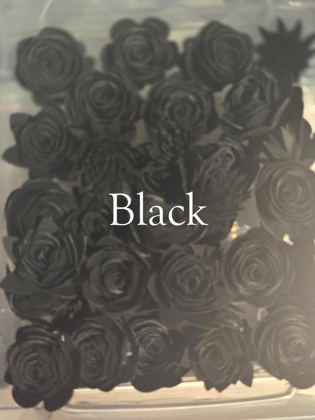 Floral shadow box frame - filled with flowers