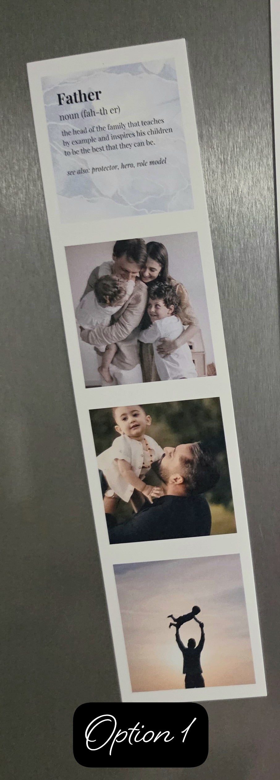 Photo magnet for Father