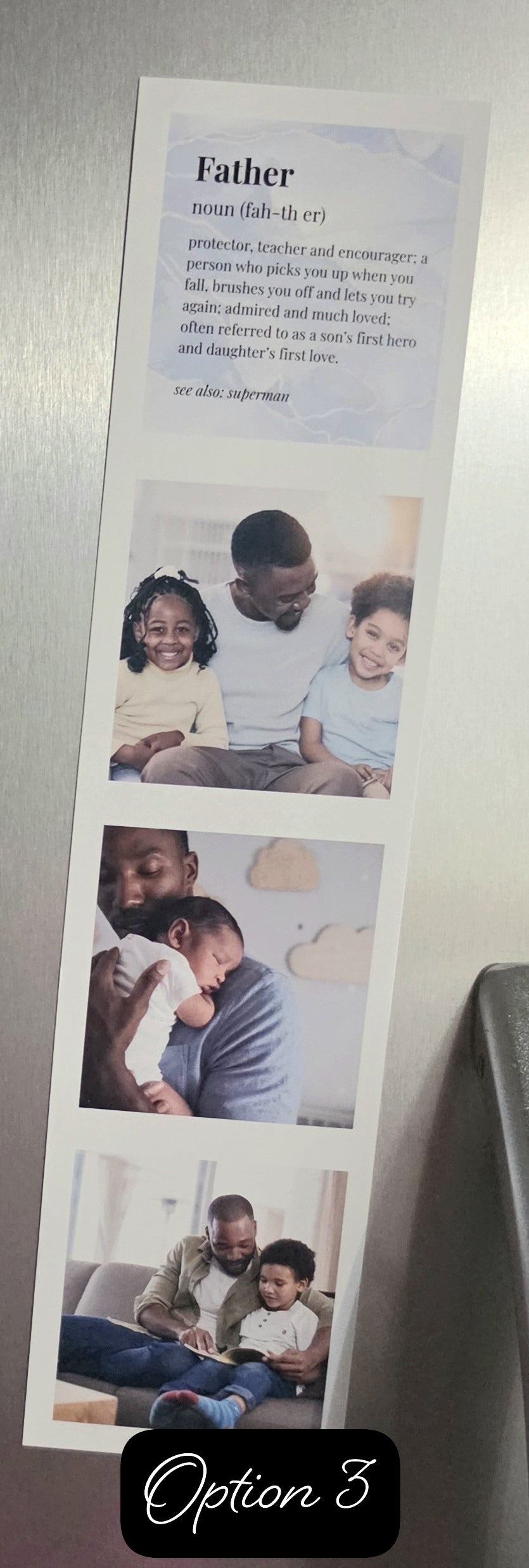 Photo magnet for Father