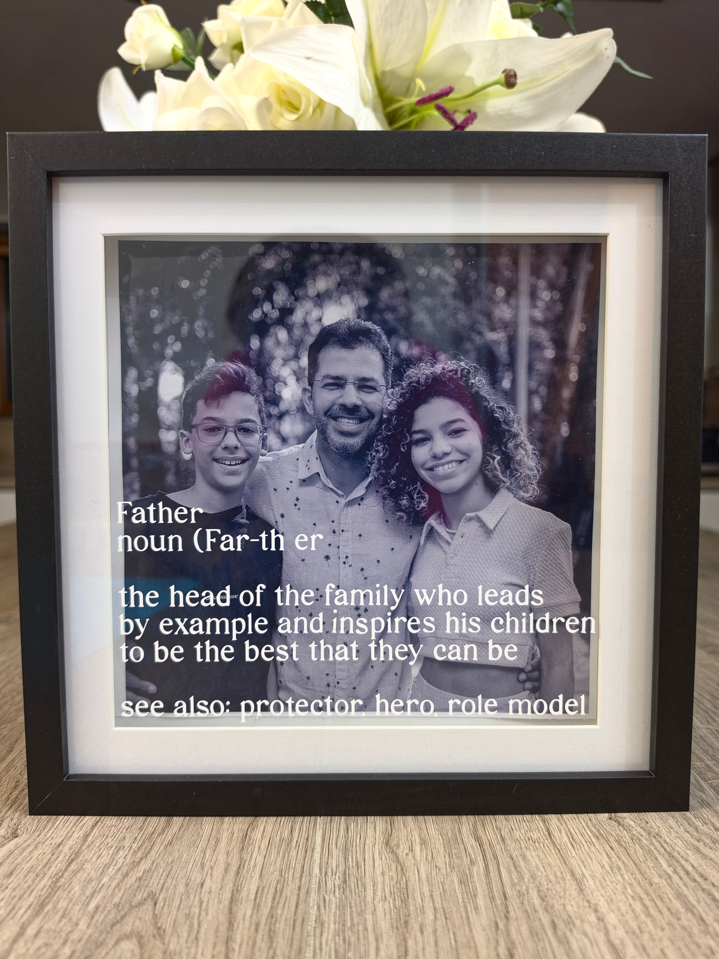 Shadow Box Frame for Father