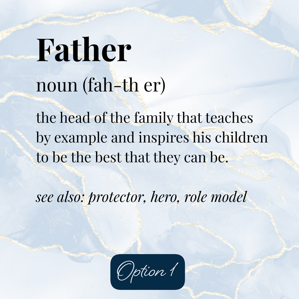 Photo magnet for Father