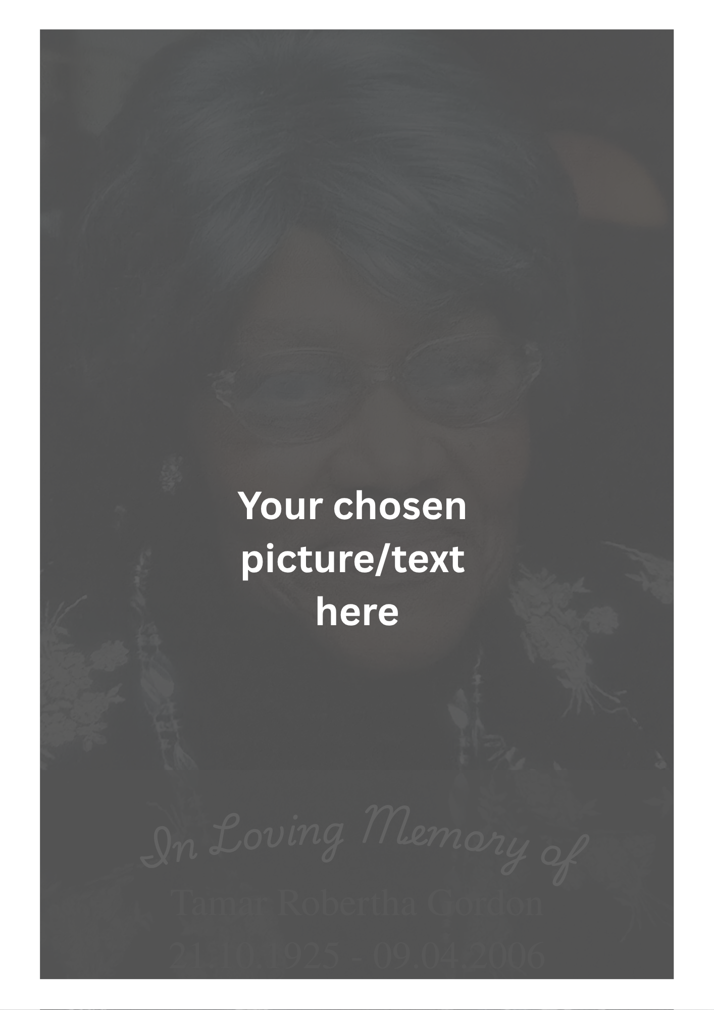 9.5cm x 6.5cm personalised magnet - your choice